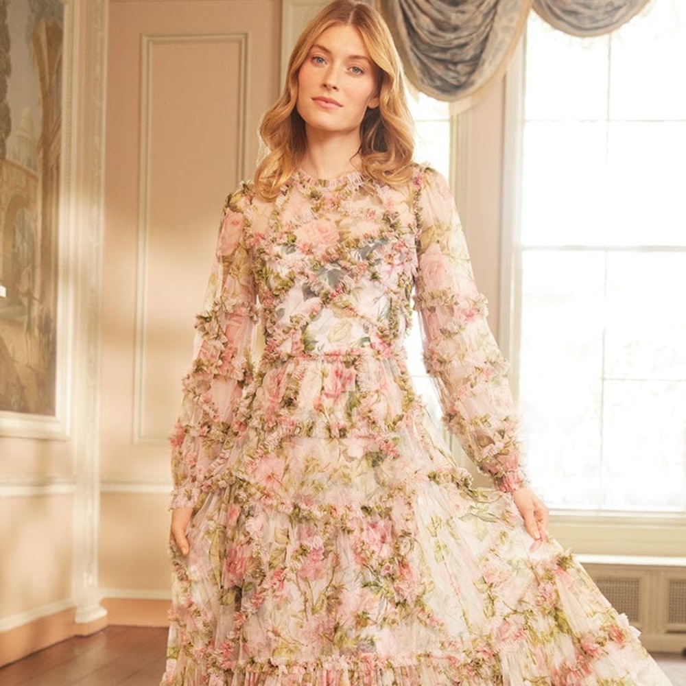 English rose gown needle and thread size 8 M